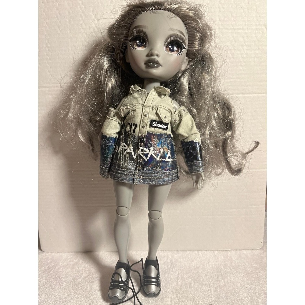 Rainbow High Shadow Series 1 Nicole Steel-Grayscale Fashion Doll Clothed